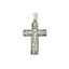 Серебряная подвеска-крест с черневым орнаментом 10040548А05